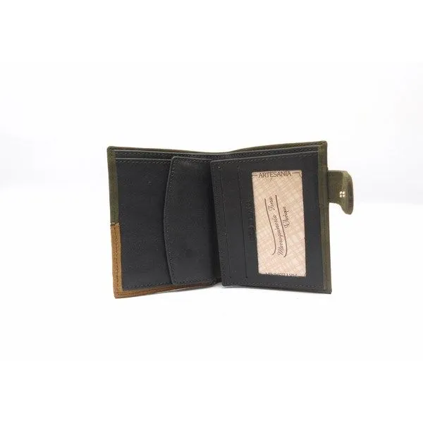 Cartera Hombre vertical con cierre Nilo Con Monedero En Piel Serraje