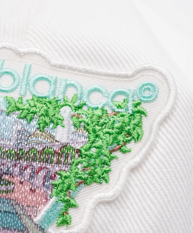 Casablanca Tennis Club Icon white cap with embroidery