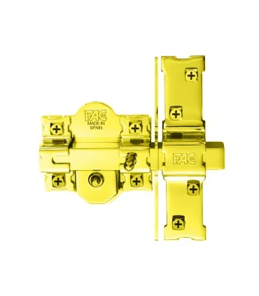CERROJO UVE DORADO FAC 80 946RP  01091