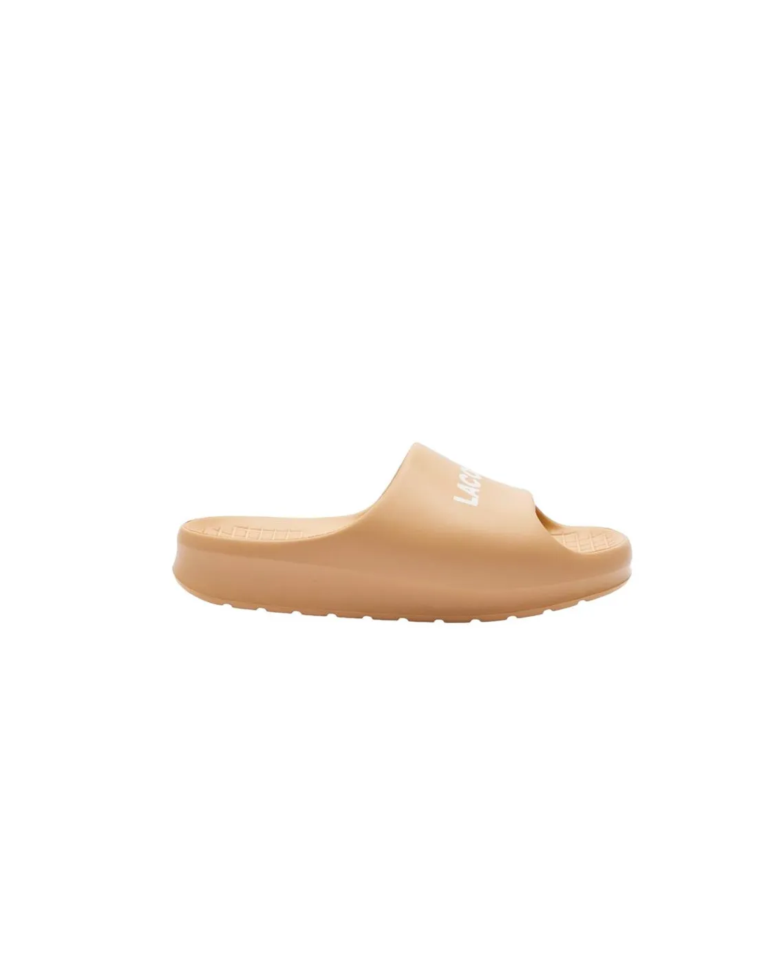 Chanclas Lacoste Slides & Sandals Mujer Beige