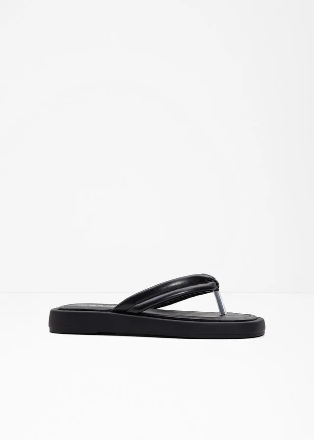 Chancletas pata de gallo Negro
