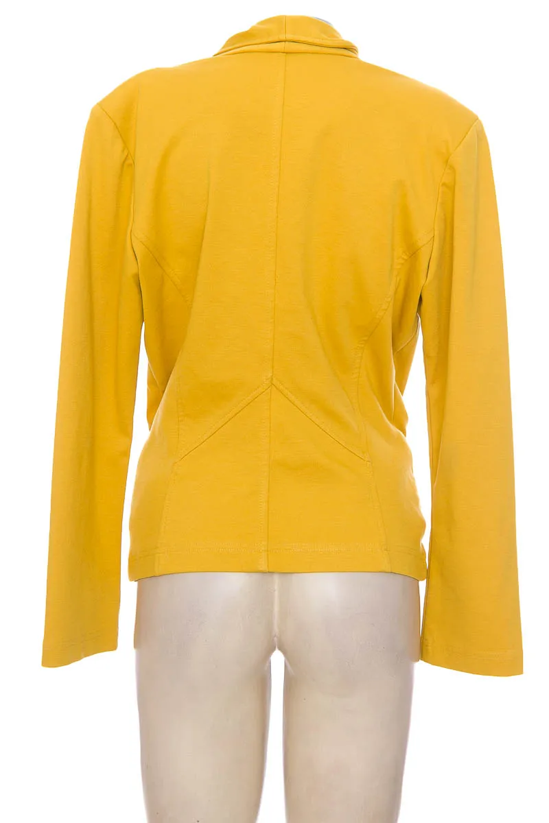 CHAQUETA / ABRIGO COLOR AMARILLO  BESO DE COCO