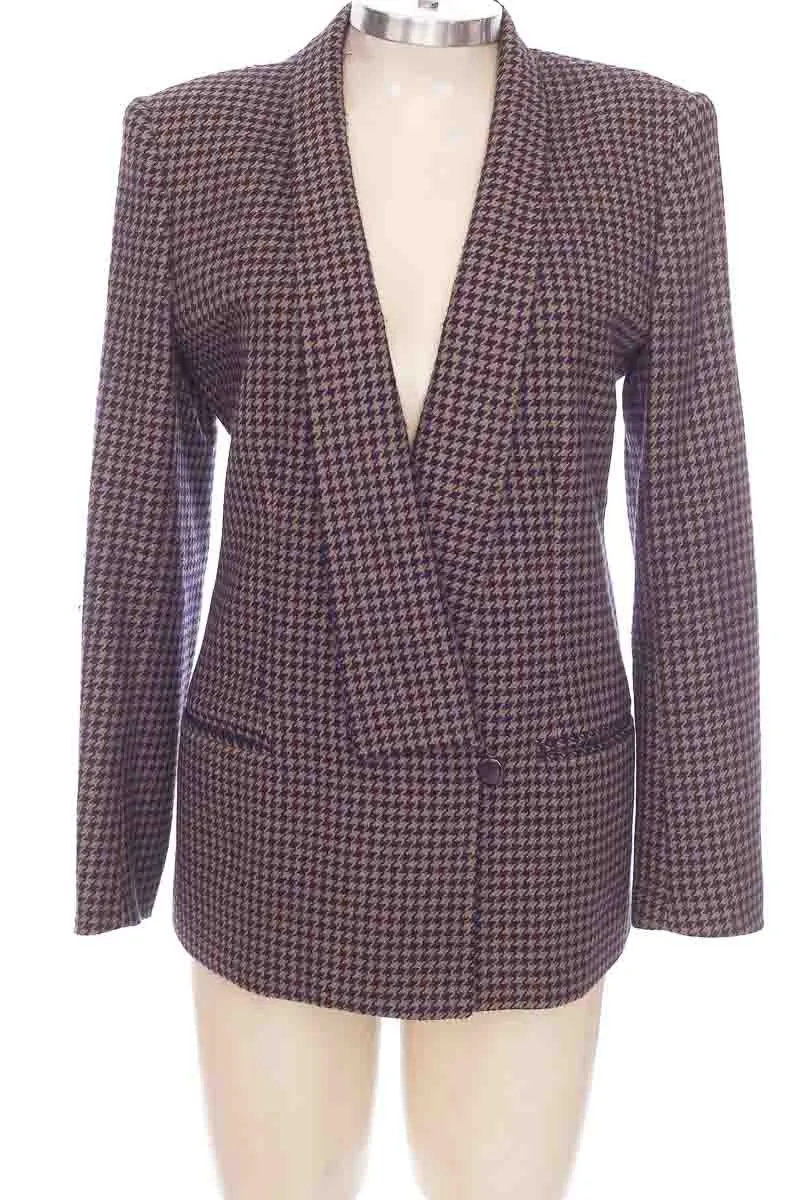 CHAQUETA / ABRIGO COLOR AZUL  DRY CLEAN ONLY