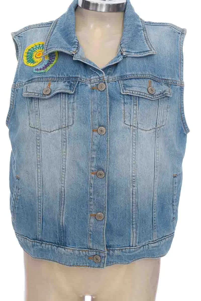 CHAQUETA / ABRIGO COLOR AZUL  MARIA PATRICIA RAMIREZ S