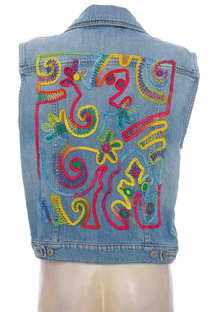 CHAQUETA / ABRIGO COLOR AZUL  MARIA PATRICIA RAMIREZ S