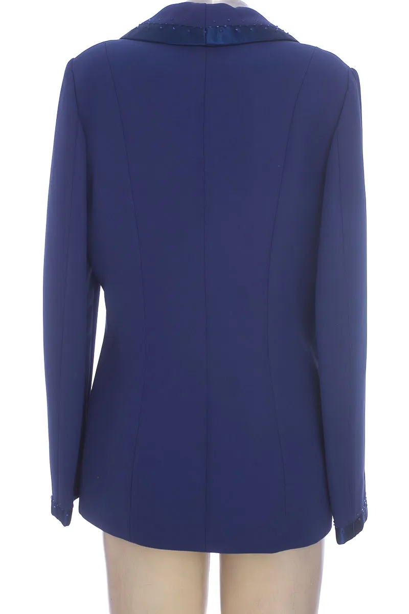 CHAQUETA / ABRIGO COLOR AZUL  MARTHA DE MARTíNEZ