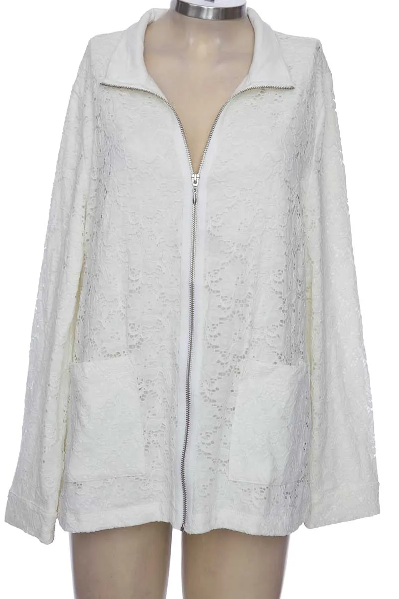 CHAQUETA / ABRIGO COLOR BLANCO  D &AMP; CO.