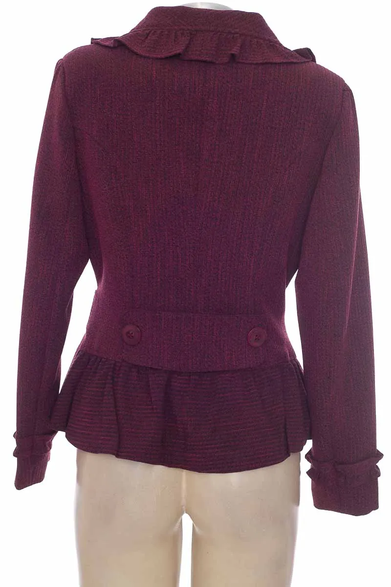 CHAQUETA / ABRIGO COLOR FUCSIA  HILDA BOLAñOS