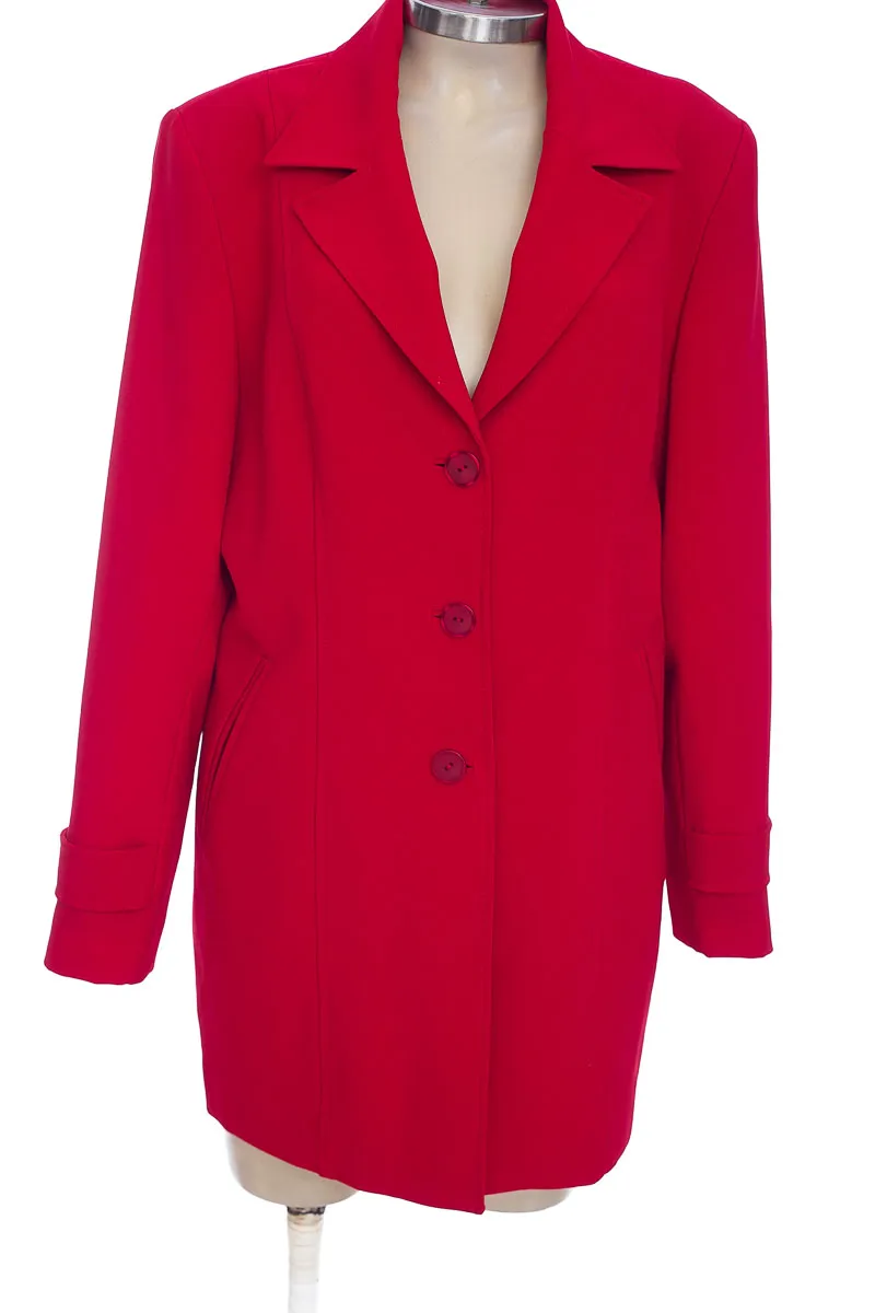 CHAQUETA / ABRIGO COLOR ROJO  LUIS FERNANDO GUERRA