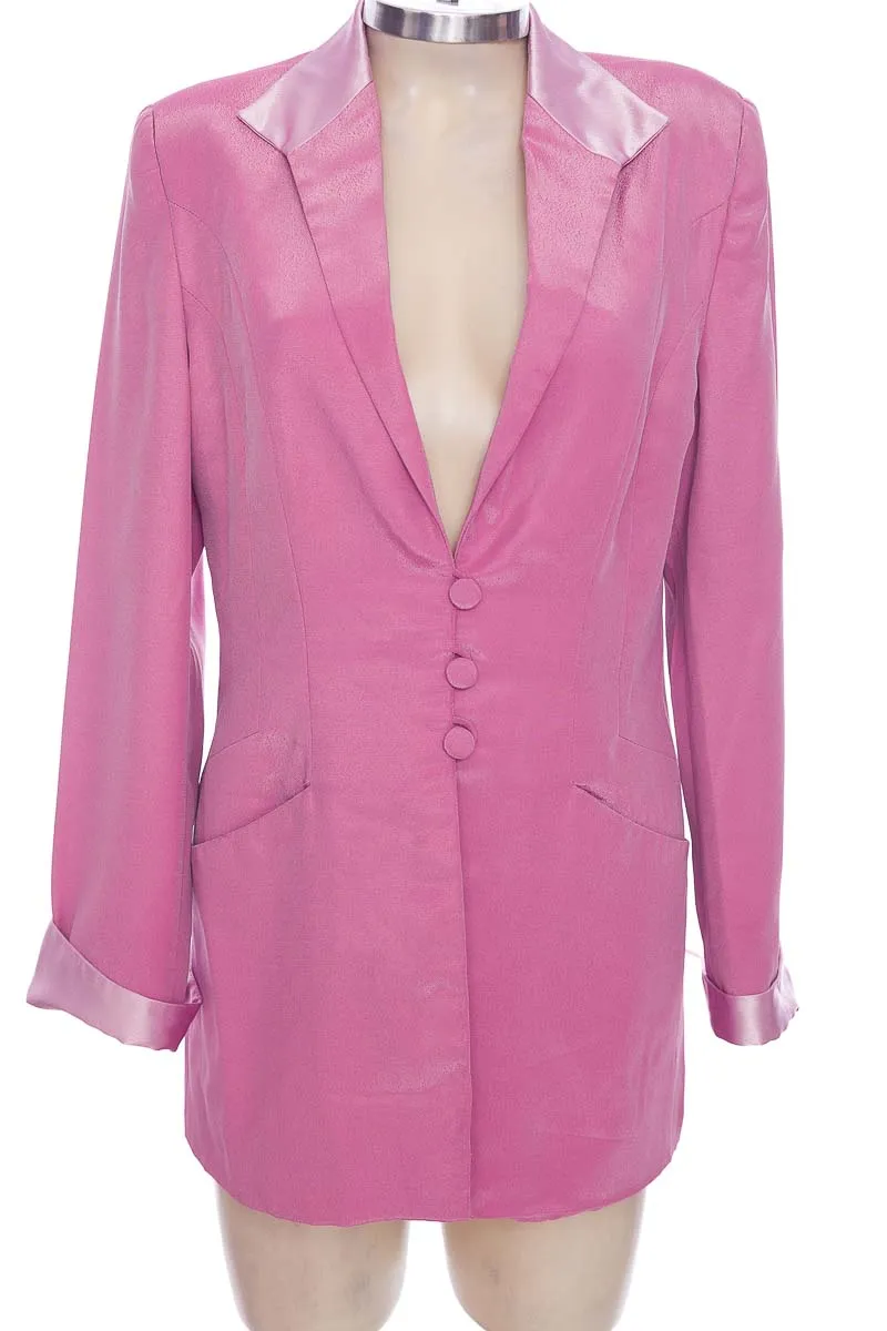CHAQUETA / ABRIGO COLOR ROSADO  KRISTINA CREAZIONI