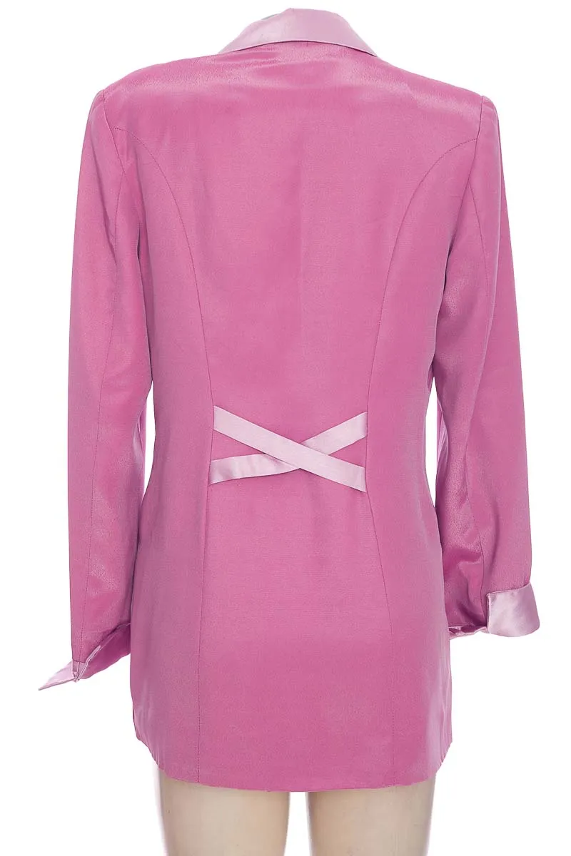 CHAQUETA / ABRIGO COLOR ROSADO  KRISTINA CREAZIONI