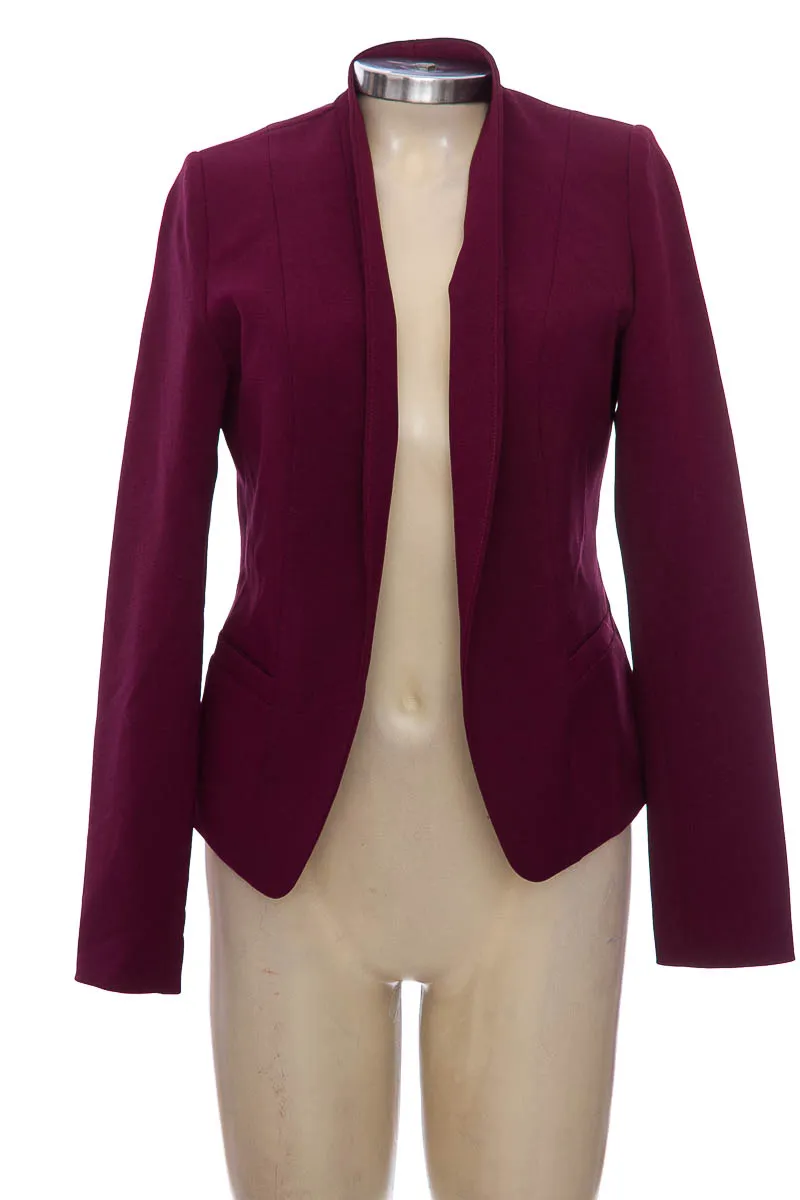 CHAQUETA / ABRIGO COLOR VINOTINTO  ARTE MODA