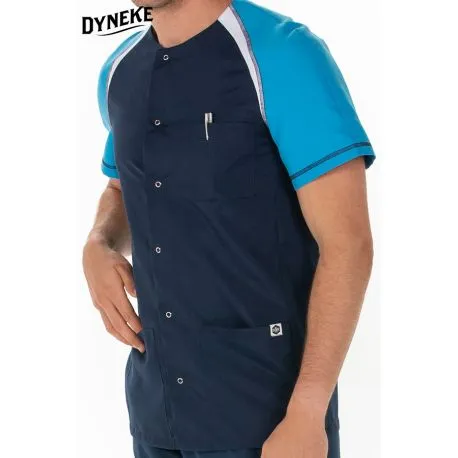 Chaqueta azul sanidad caballero microfibra
