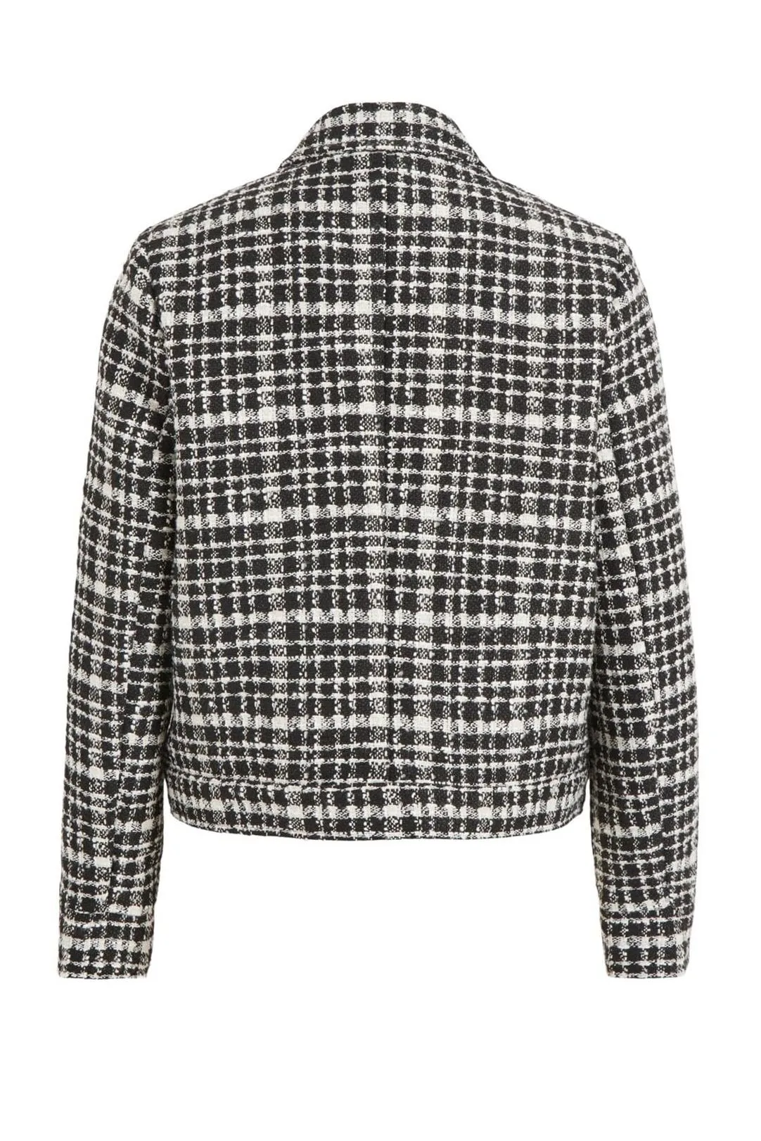 Chaqueta tweed Viclema negro