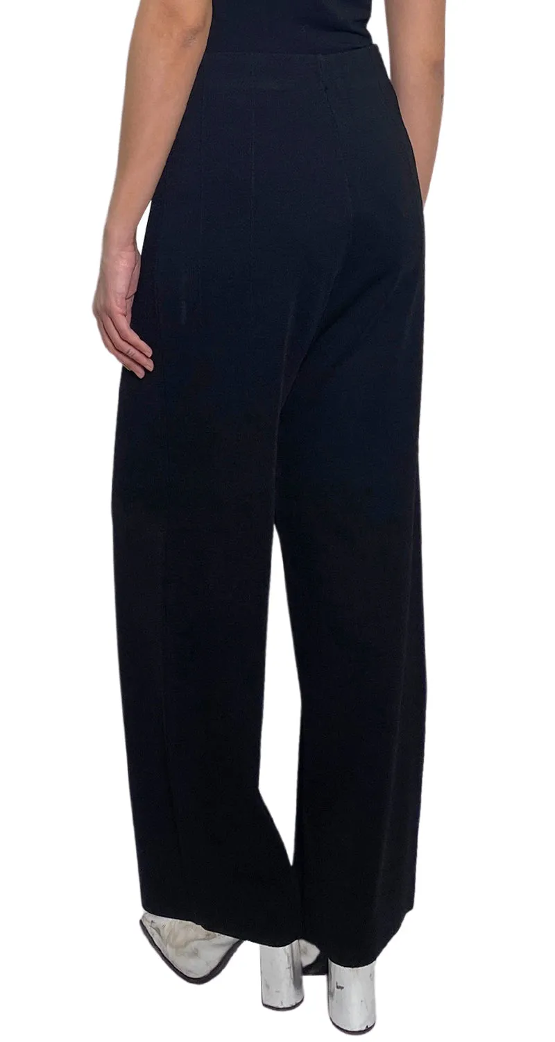 CHER Pantalón Palazzo Negro