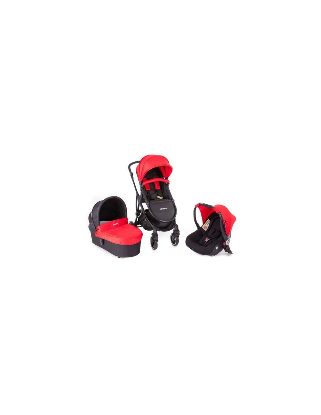 Coche trio Baby Monsters Globe rojo
