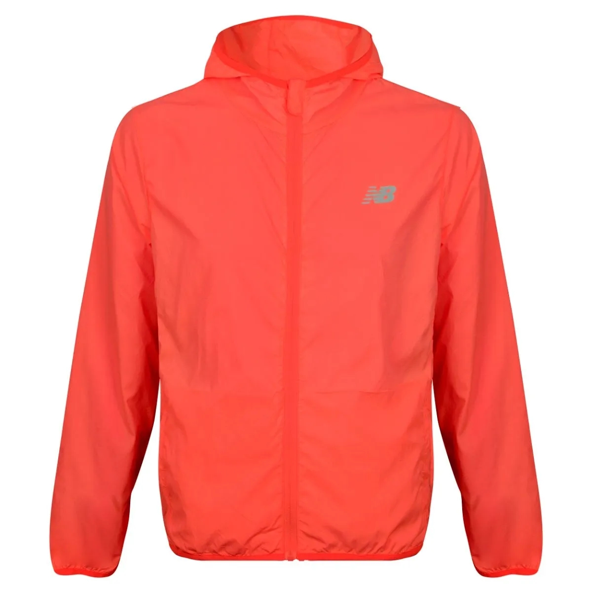 Cortavientos Running Hombre New Balance Empacable Rojo