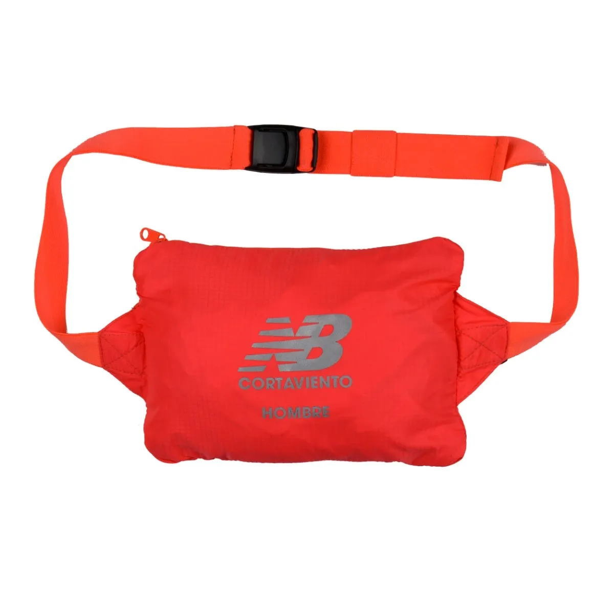Cortavientos Running Hombre New Balance Empacable Rojo