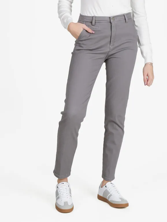 Cover Girl Pantalón recto de algodón para mujer.