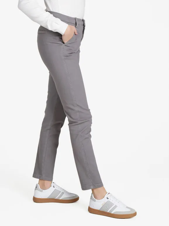 Cover Girl Pantalón recto de algodón para mujer.
