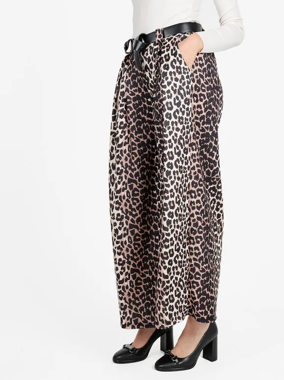 Daystar Pantalón ancho de lunares para mujer