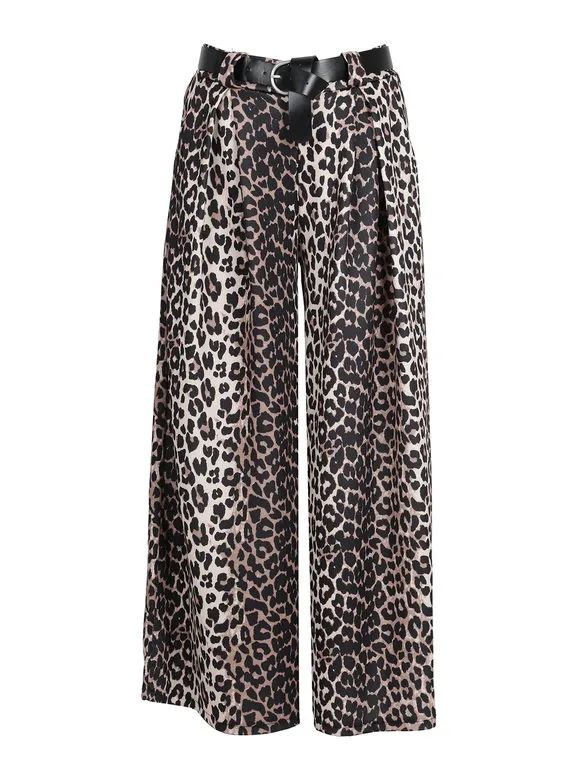 Daystar Pantalón ancho de lunares para mujer
