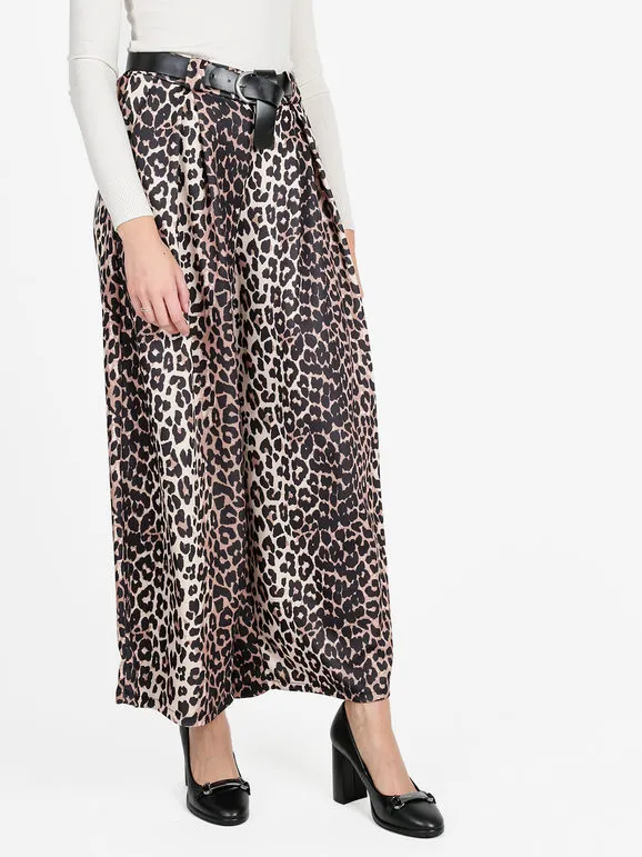 Daystar Pantalón ancho de lunares para mujer