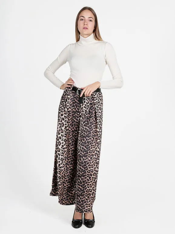 Daystar Pantalón ancho de lunares para mujer