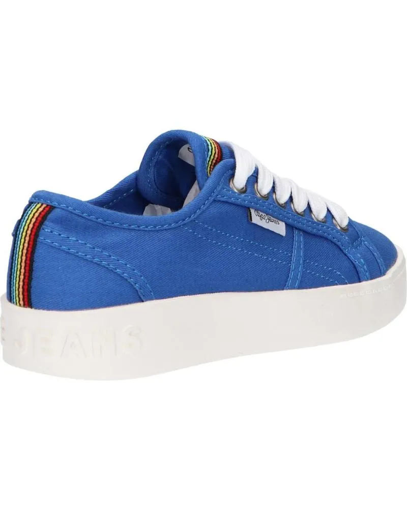 Deportivas de Niña y Niño PEPE JEANS PGS30448 BRIXTON CANVAS 539 LAGOON