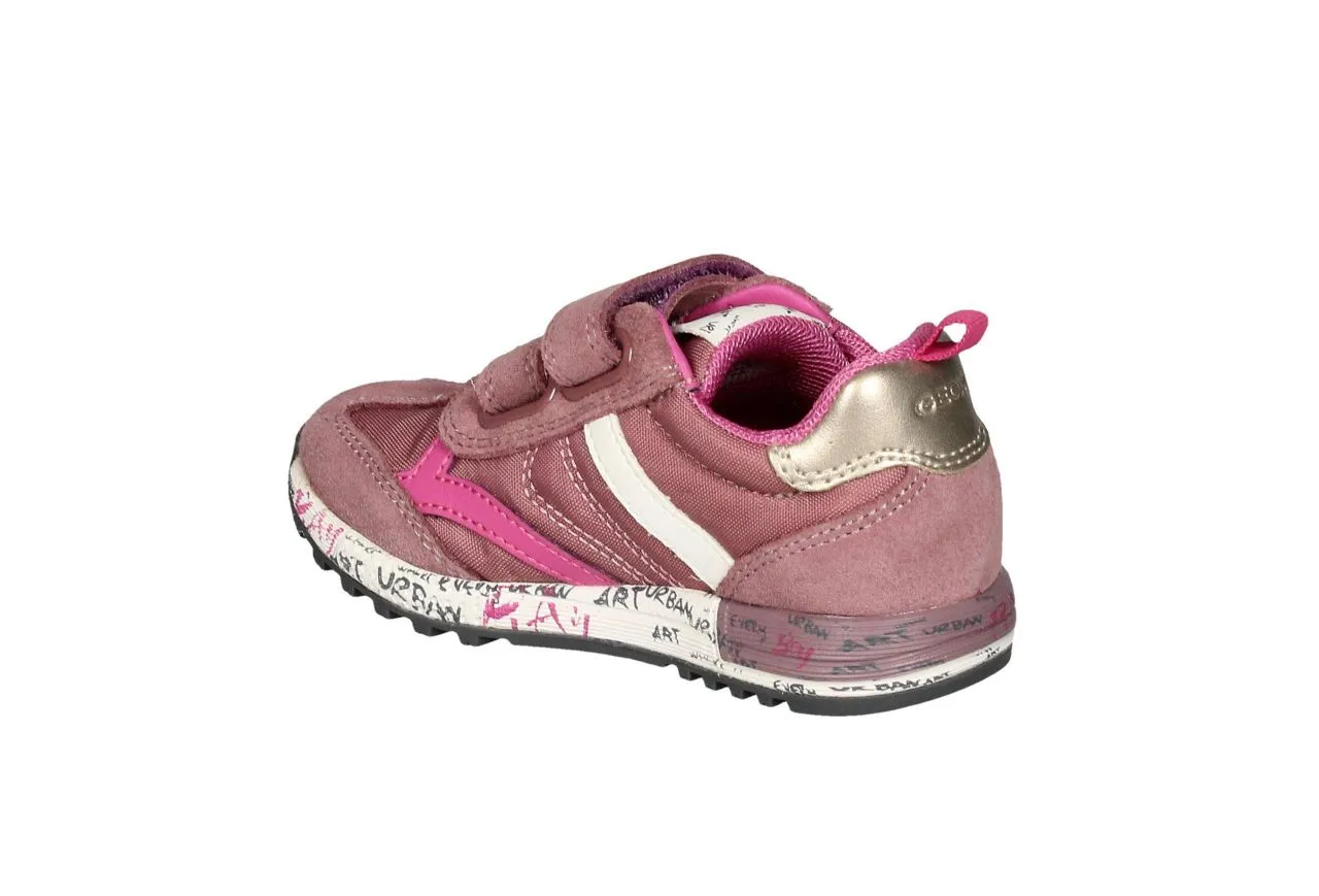 Deportivo Nobuck/nilon Rosa Talon Piel Plata Piso Letras