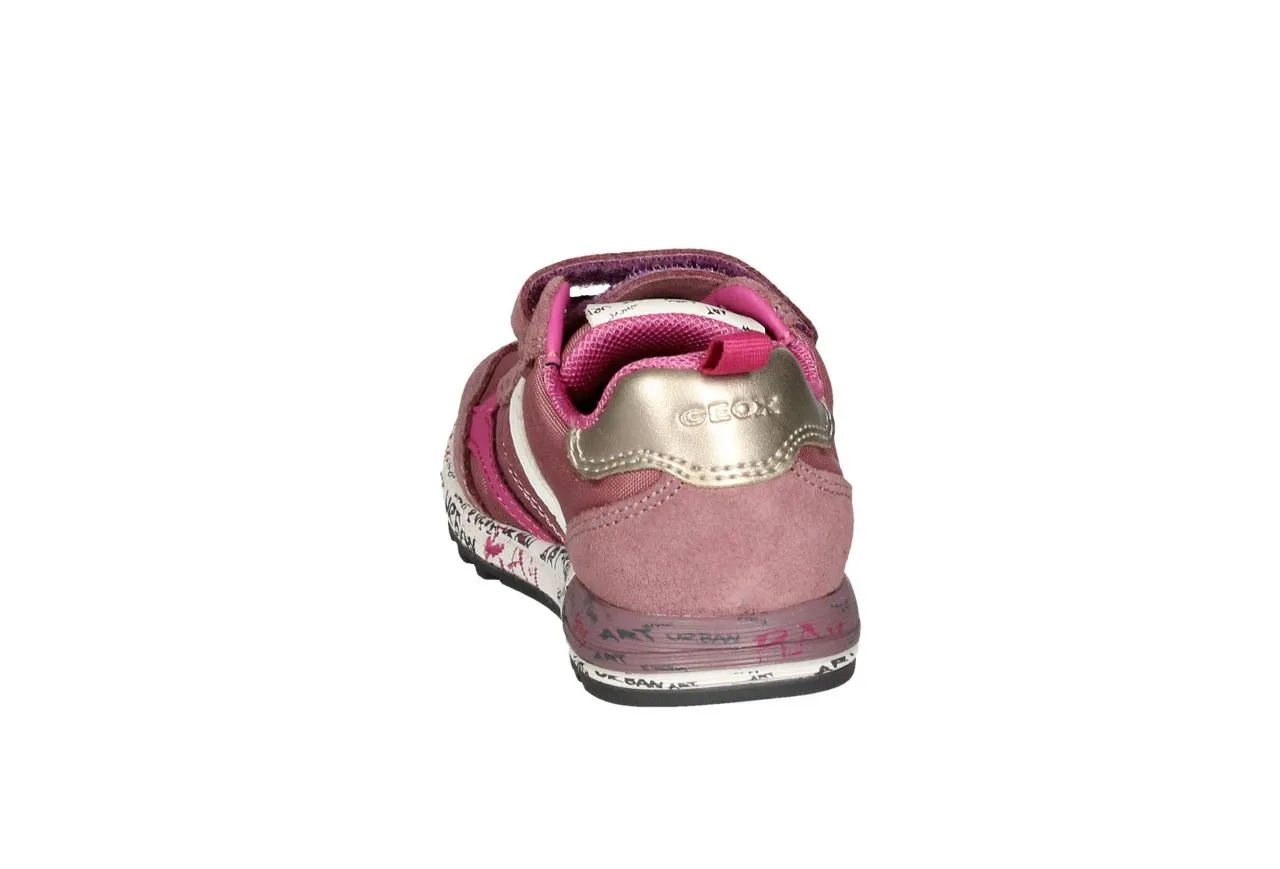Deportivo Nobuck/nilon Rosa Talon Piel Plata Piso Letras