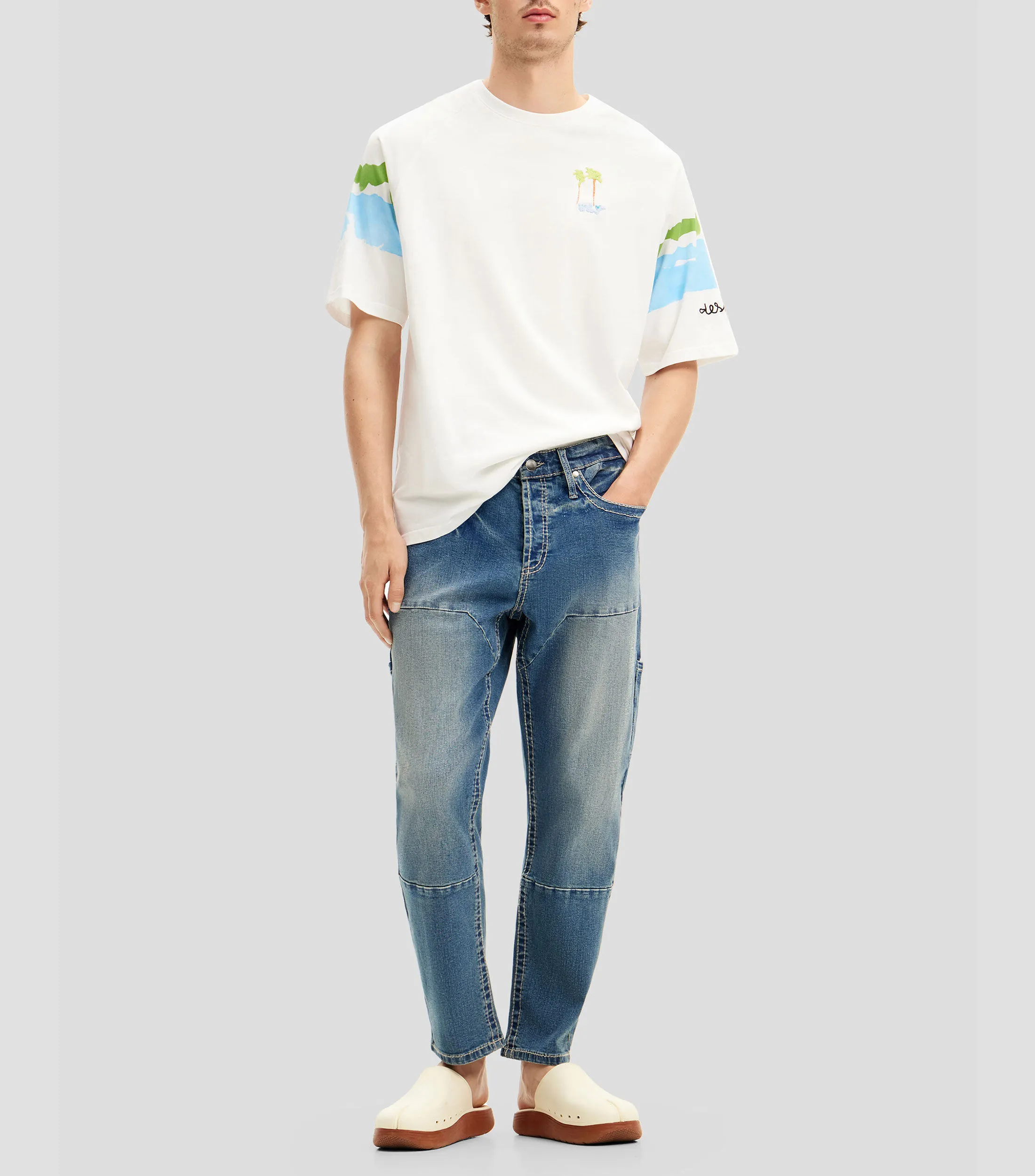 Desigual Jeans Adrien de corte regular Hombre