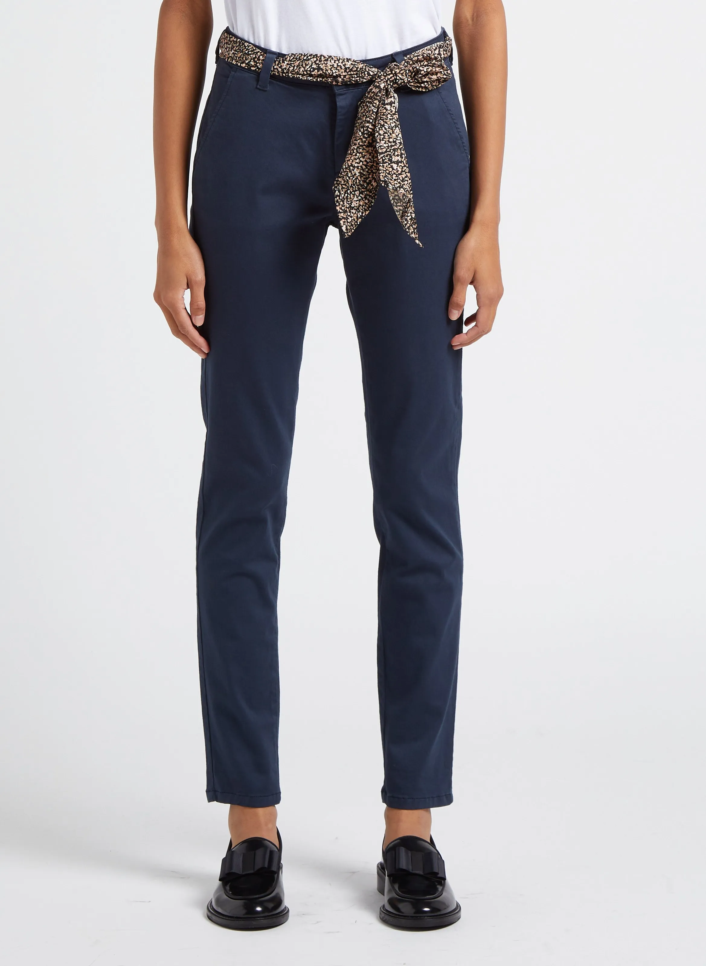 DYLI 4  PANTALóN CHINO DE MEZCLA DE ALGODóN EN AZUL