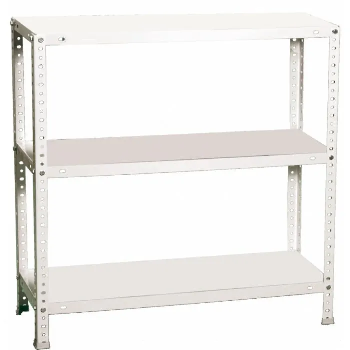 Estantería Metálica Con Tornillos Kit Comfort 3/300 1000 Blanco 3 baldas Simonrack