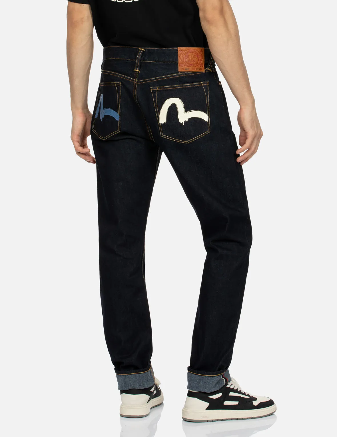 Evisu HT, Seagull Printed Pocket Jeans