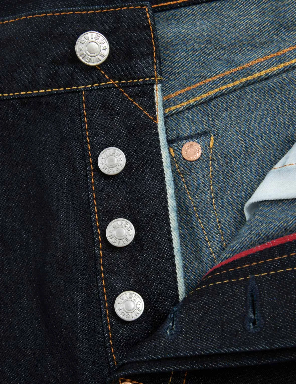 Evisu HT, Seagull Printed Pocket Jeans