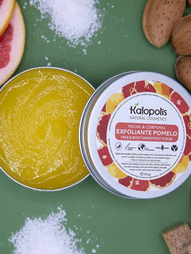 Exfoliante facial y corporal natural
