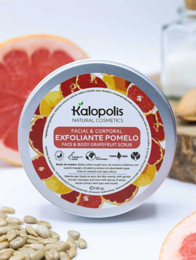 Exfoliante facial y corporal natural