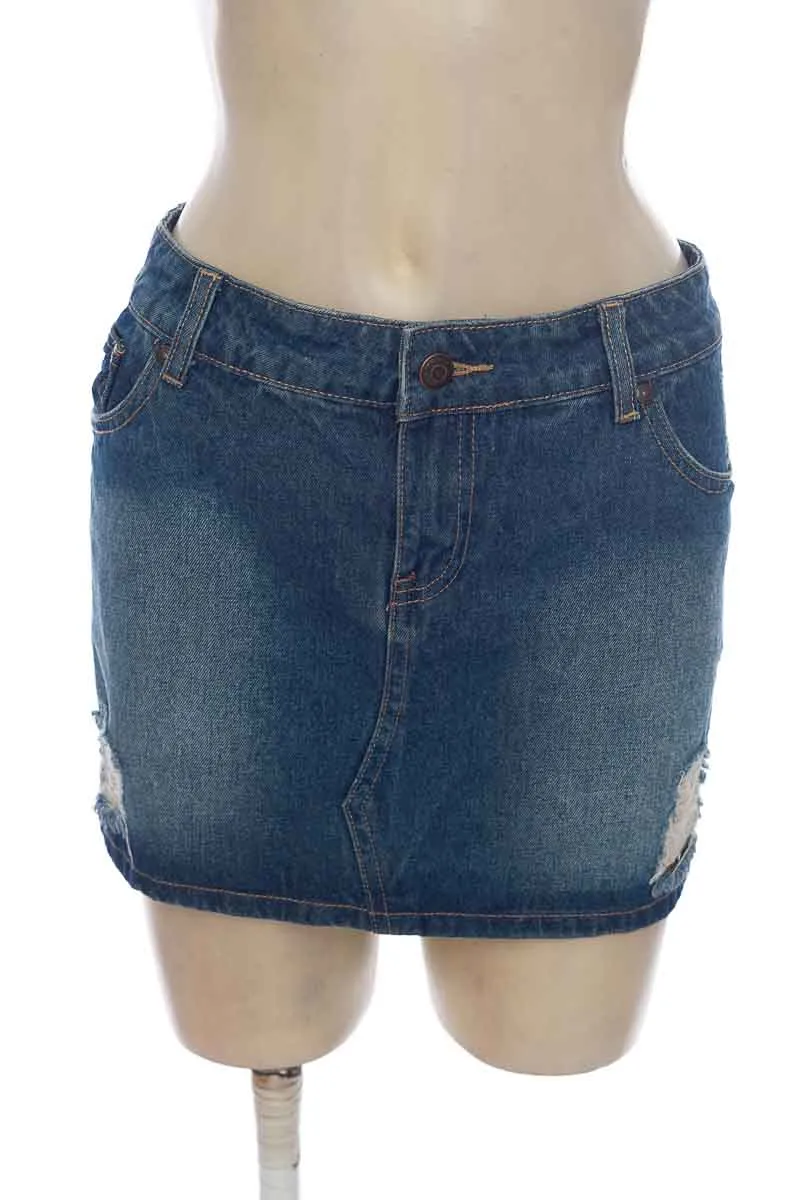 FALDA COLOR AZUL  AUTHENTIC