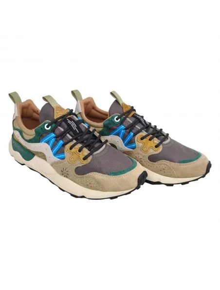 FLOWERMOUNTAIN Zapatillas Yamano 3 Cordury Toupe/White/Green
