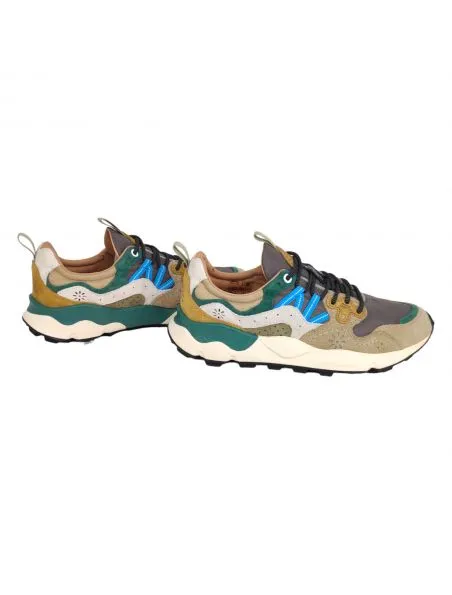 FLOWERMOUNTAIN Zapatillas Yamano 3 Cordury Toupe/White/Green