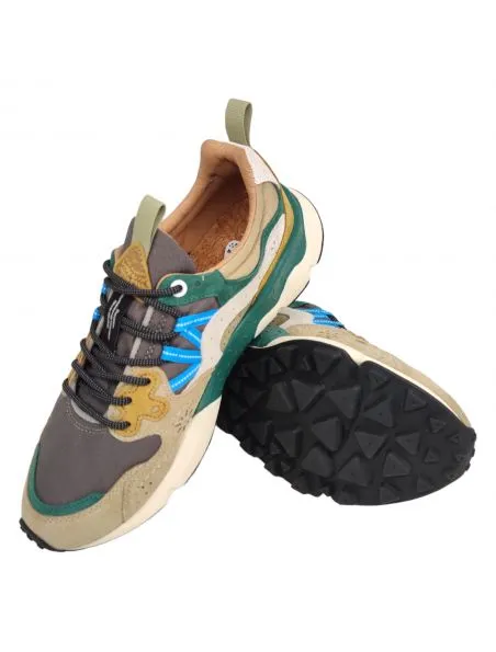 FLOWERMOUNTAIN Zapatillas Yamano 3 Cordury Toupe/White/Green
