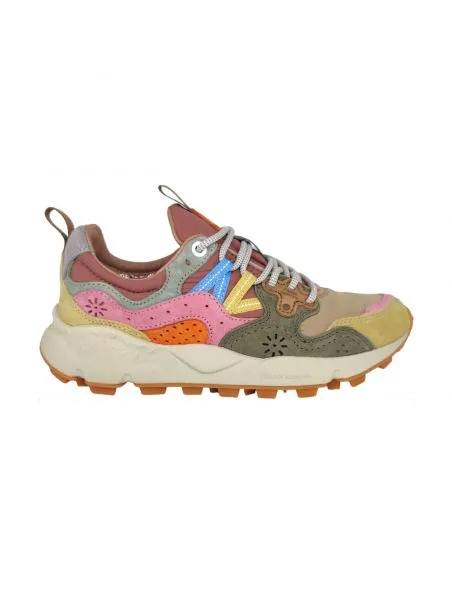 FLOWERMOUNTAIN Zapatillas Yamano 3 Mujer Cream/Taupe/Militare