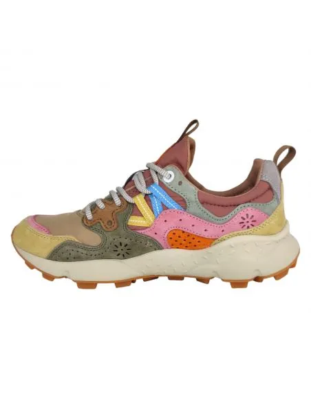 FLOWERMOUNTAIN Zapatillas Yamano 3 Mujer Cream/Taupe/Militare