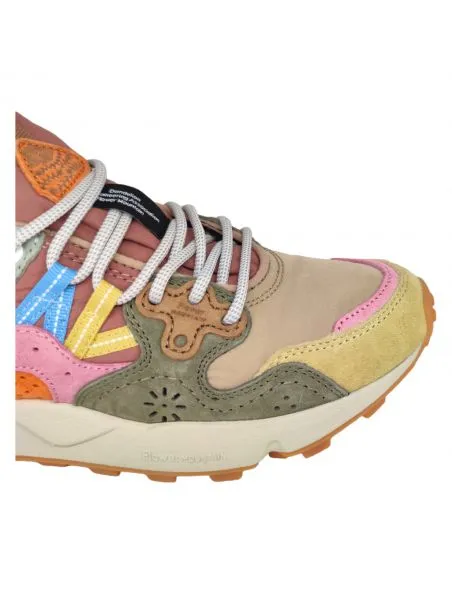 FLOWERMOUNTAIN Zapatillas Yamano 3 Mujer Cream/Taupe/Militare
