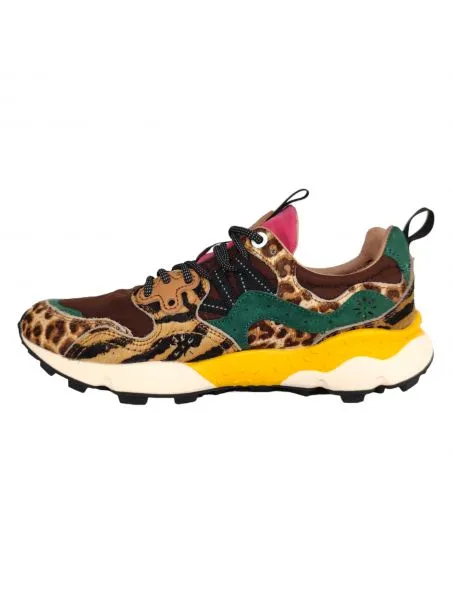 FLOWERMOUNTAIN Zapatillas Yamano 3 Pony Hair Brown/Multi