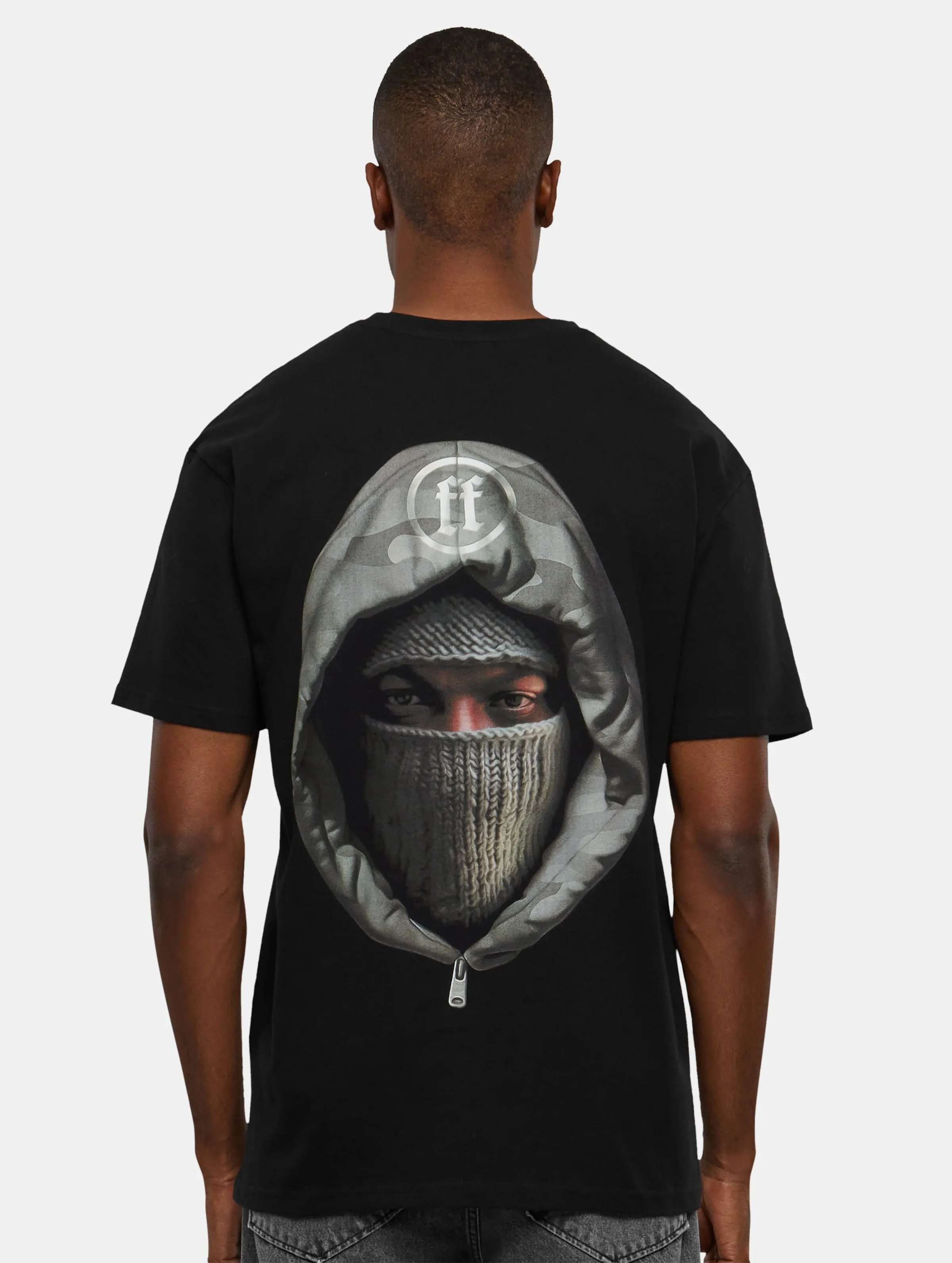 Forgotten Faces Hooded Oversized Tee