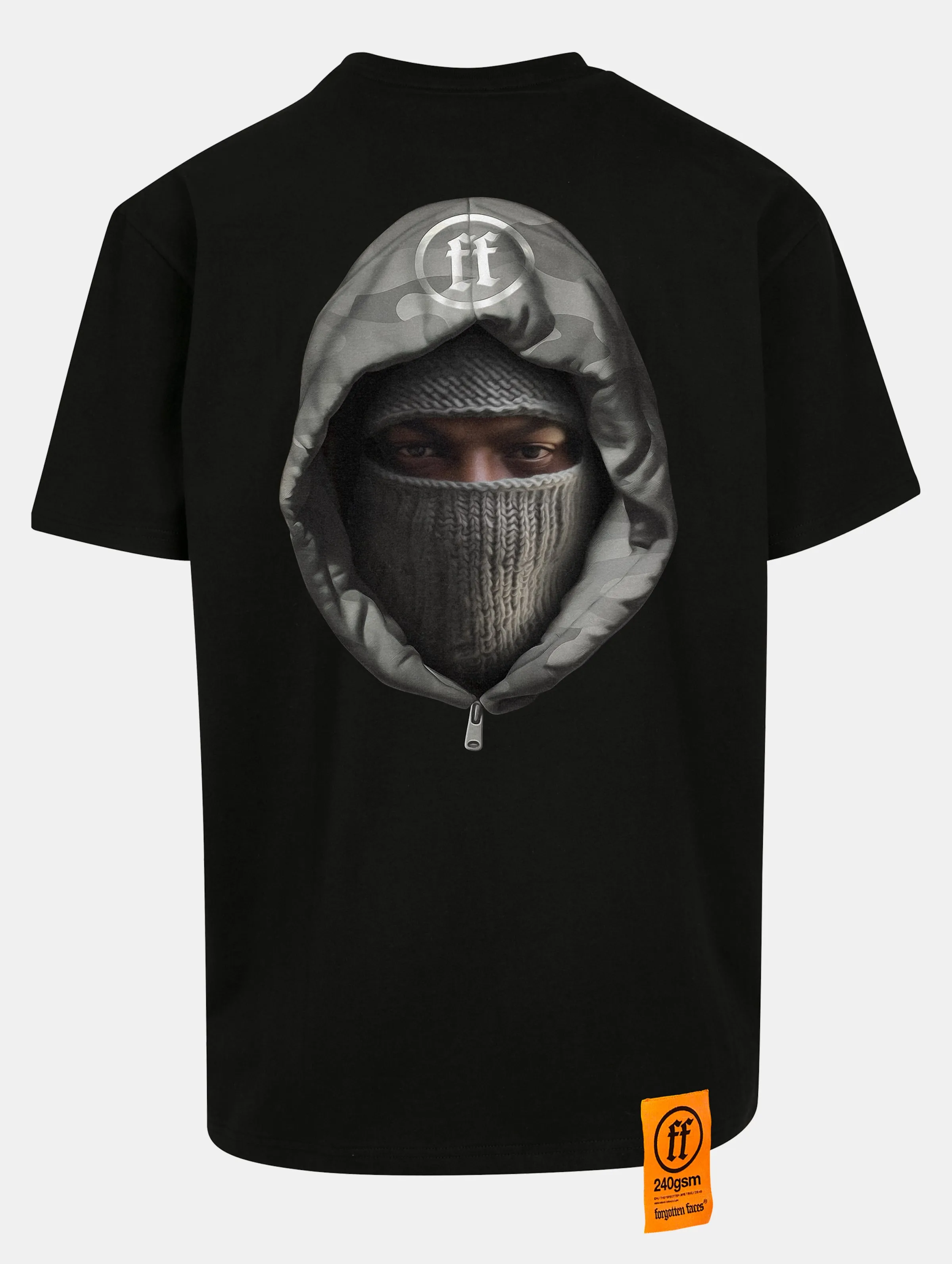 Forgotten Faces Hooded Oversized Tee