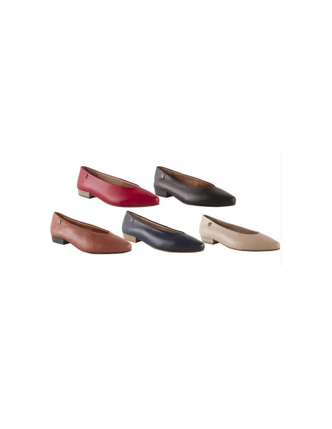 Francesitas piel elegantes cómodas