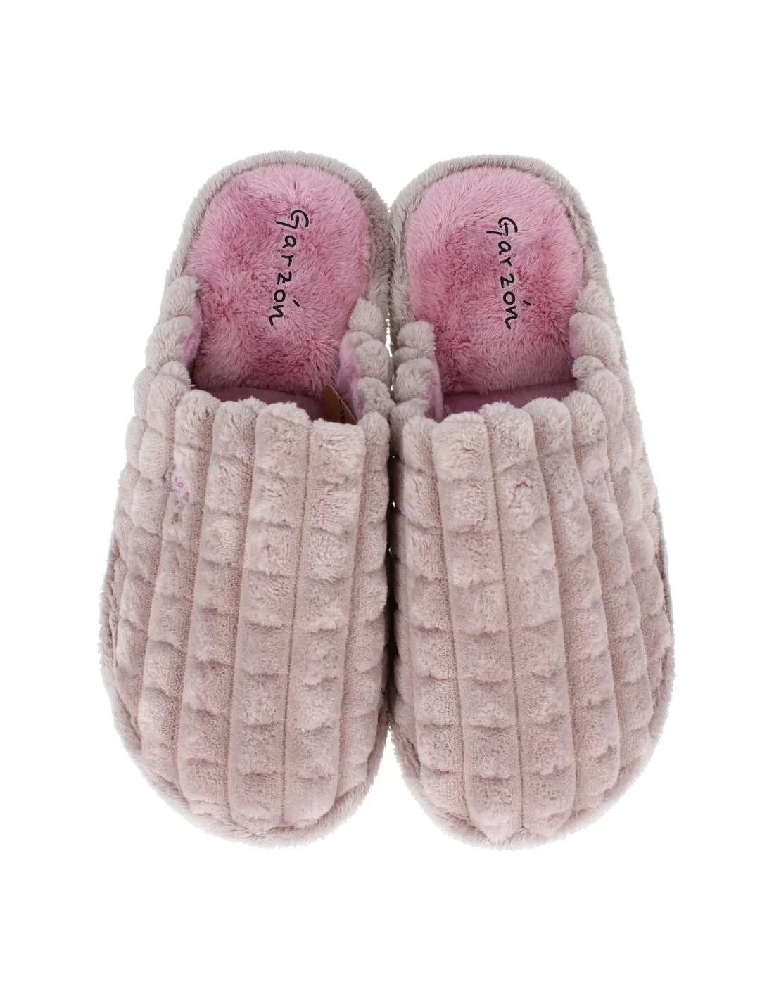 GARZóN  ZAPATILLAS CASA PISO EVA ACOLCHADO ROSA PALO